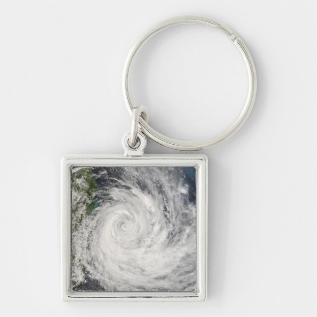 Tropical Cyclone Gamede off Madagascar Key Ring (Front)