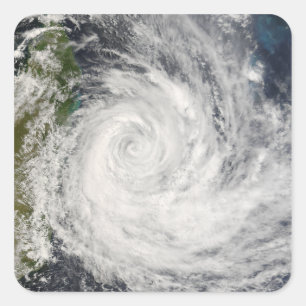 Tropical Cyclone Gamede off Madagascar Square Sticker