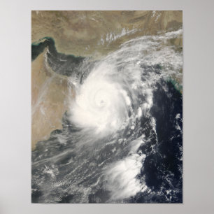 Tropical Cyclone Gonu in the Arabian Sea Poster