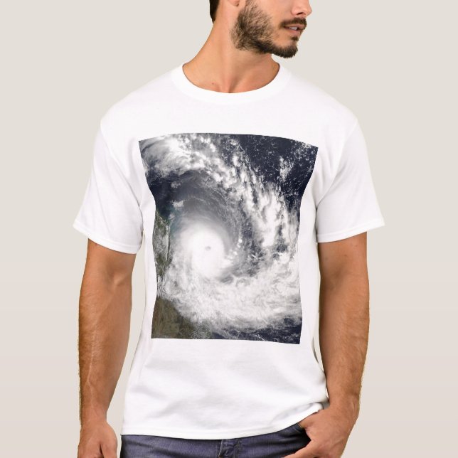 Tropical Cyclone Hamish over Australia T-Shirt (Front)