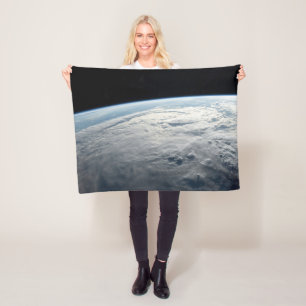 Tropical Cyclone Idai Above The Coast Of Africa. Fleece Blanket