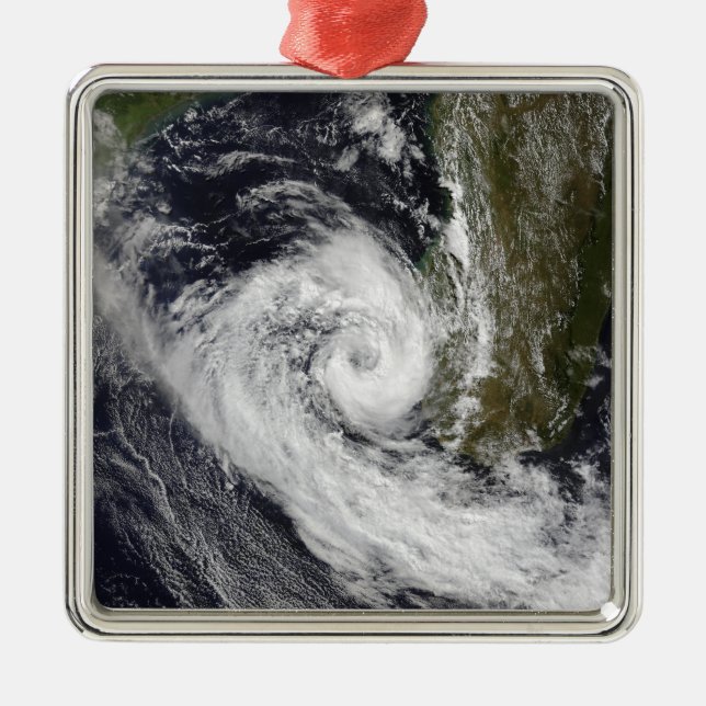 Tropical Cyclone Izilda Metal Tree Decoration (Front)