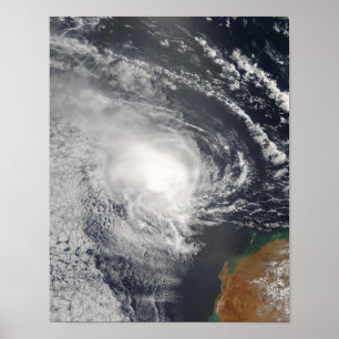 Tropical Cyclone Jacob approaching Australia Poster