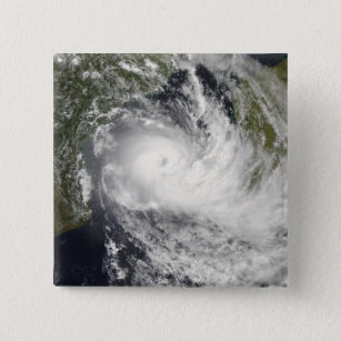 Tropical Cyclone Jokwe in the Mozambique Channe 15 Cm Square Badge