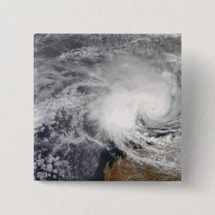 Tropical Cyclone Nicholas off Australia 15 Cm Square Badge