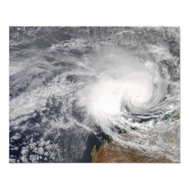 Tropical Cyclone Nicholas off Australia Photo Print (Front)
