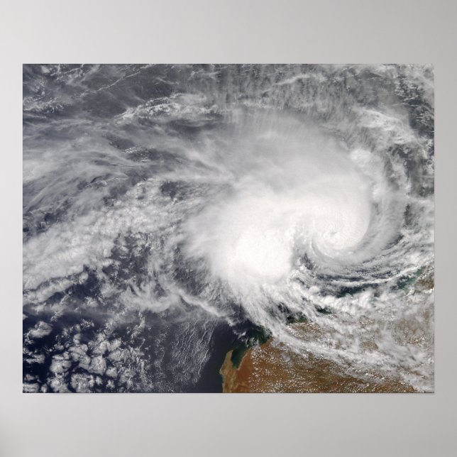 Tropical Cyclone Nicholas off Australia Poster (Front)