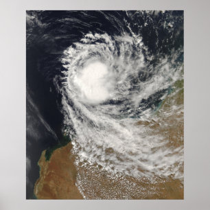 Tropical Cyclone Ophelia off Australia Poster