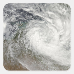 Tropical Cyclone Paul over Australia 2 Square Sticker