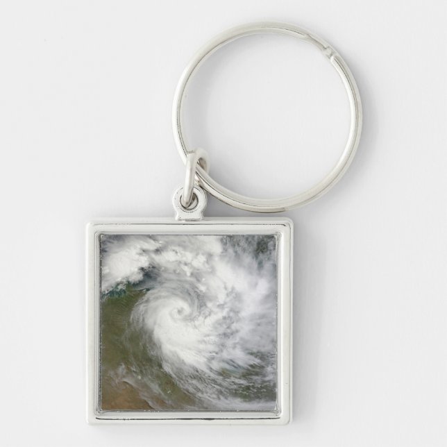 Tropical Cyclone Paul over Australia Key Ring (Front)