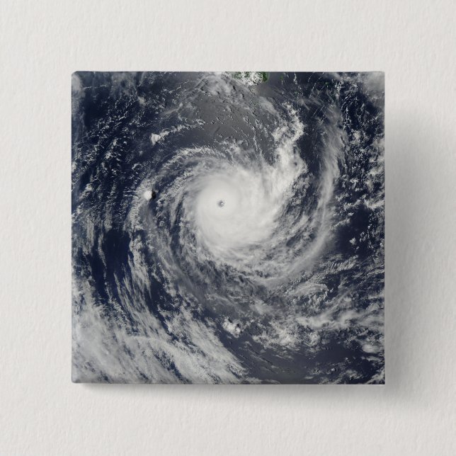 Tropical Cyclone Wilma 15 Cm Square Badge (Front)