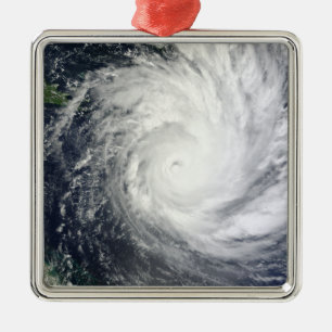 Tropical Cyclone Yasi Metal Ornament