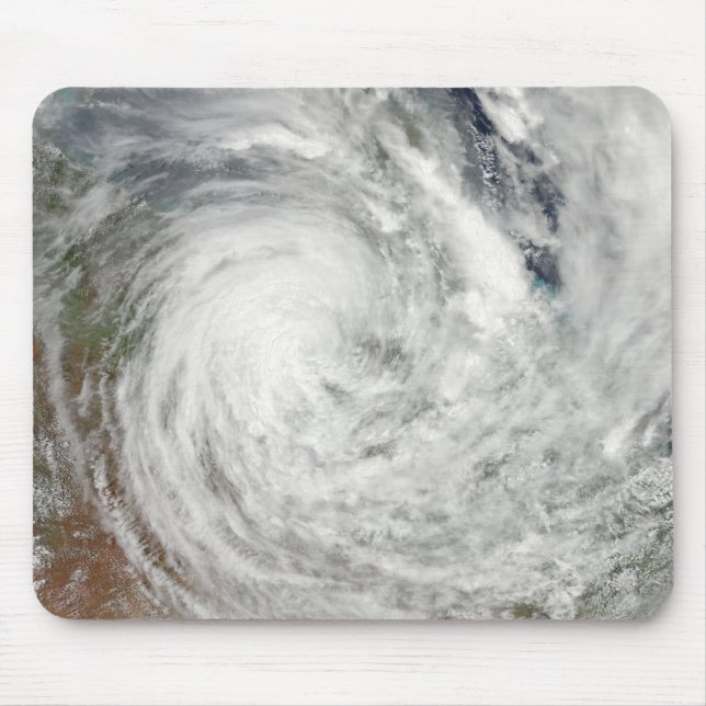 Tropical Cyclone Yasi over Australia 2 Mouse Pad (Front)