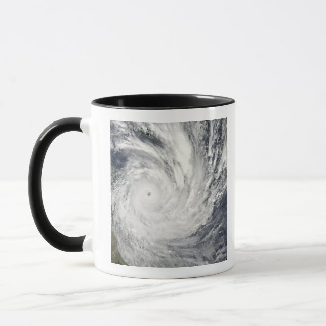 Tropical Cyclone Yasi over Australia Mug (Left)
