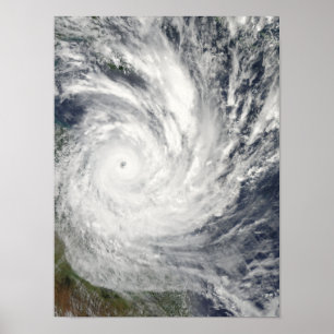 Tropical Cyclone Yasi over Australia Poster