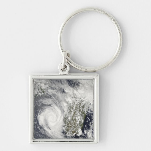 Tropical Cyclones Eric and Fanele 2 Key Ring (Front)