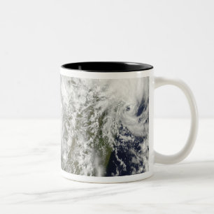 Tropical Cyclones Eric and Fanele 2 Two-Tone Coffee Mug