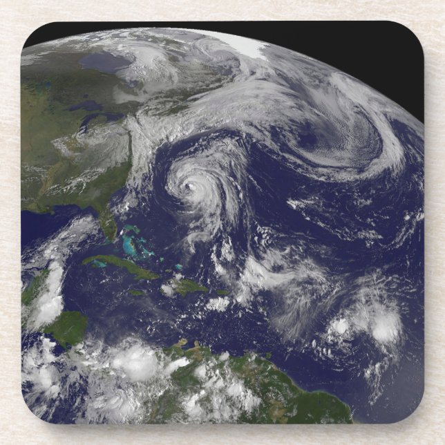 Tropical Cyclones Katia, Lee, Maria And Nate. Coaster (Front)