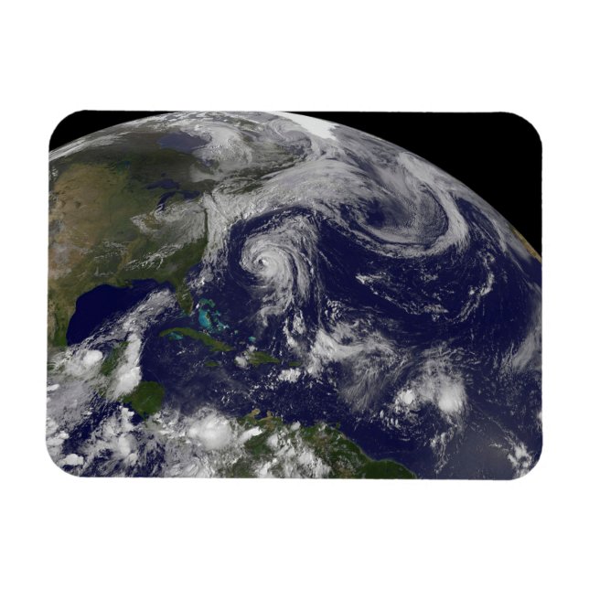 Tropical Cyclones Katia, Lee, Maria And Nate. Magnet (Horizontal)