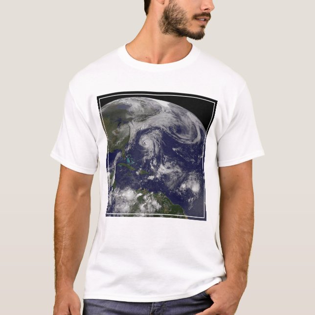 Tropical Cyclones Katia, Lee, Maria And Nate. T-Shirt (Front)