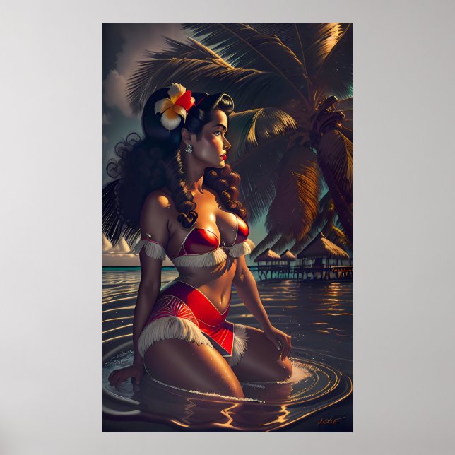 Tropical Dawn Poster (Front)