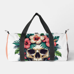 Tropical Decay: Bloom & Bone Duffle Bag