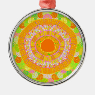 Tropical Del Sol - Arizona sun Metal Ornament