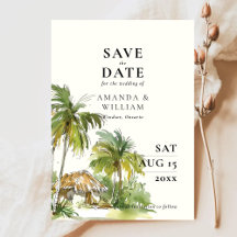 Tropical Destination Elegant Wedding
