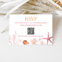 Tropical Destination Wedding QR Code