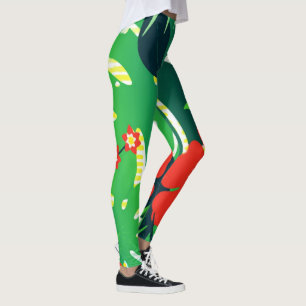 Tropical-digital-paper- Zazzle_Growshop. Leggings