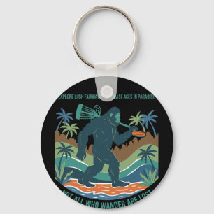 Tropical Disc Golf Adventure Not All Who Wander Di Key Ring