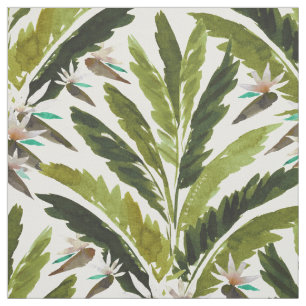 TROPICAL DIVERSION Bird of Paradise Fabric