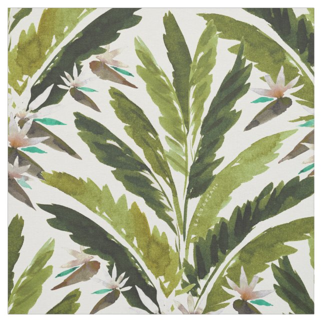 TROPICAL DIVERSION Bird of Paradise Fabric (Swatch)