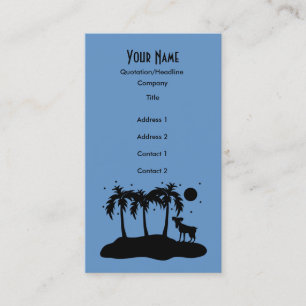 Tropical Dog Business Card
