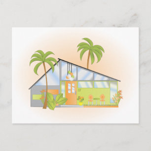 Tropical Dream House Postcard