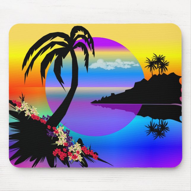 Tropical Dream Mouse Pad (Front)