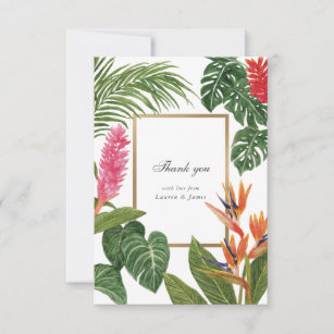 Tropical Dream Thank You Card