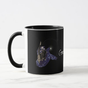 Tropical dreamlike conceptual collage mug