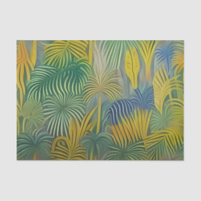 Tropical Dreams Abstraction Tissue Paper (Front)