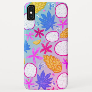 Tropical Dreams Dragonfruit and Flowers Vivid Case-Mate iPhone Case
