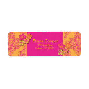 Tropical Dreams Return Address Label