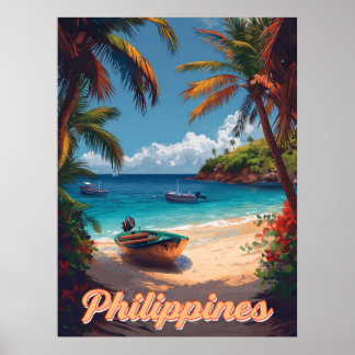 Tropical Dreams: Vintage Philippines Poster