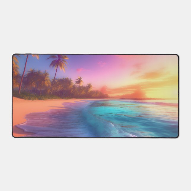 Tropical Dreamscape Desk Mat (Front)