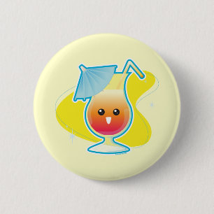 Tropical Drink 6 Cm Round Badge