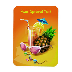Tropical Drink custom magnet