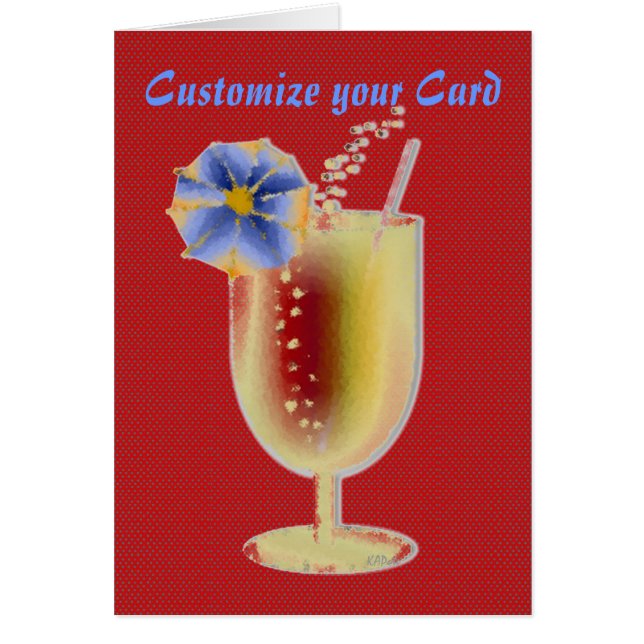 Tropical Drink (customise) (Front)