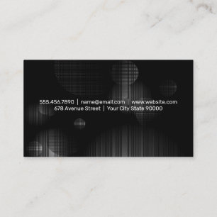 Tropical Drink Logo Mixology Bartender Business Card