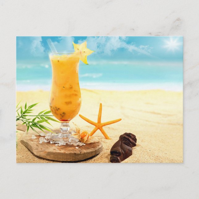 Tropical Drink Postcard (Front)