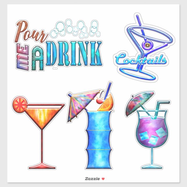 Tropical drink summer cocktail party (Sheet)