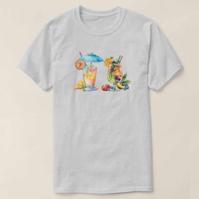 Tropical Drink T-Shirt (Design Front)